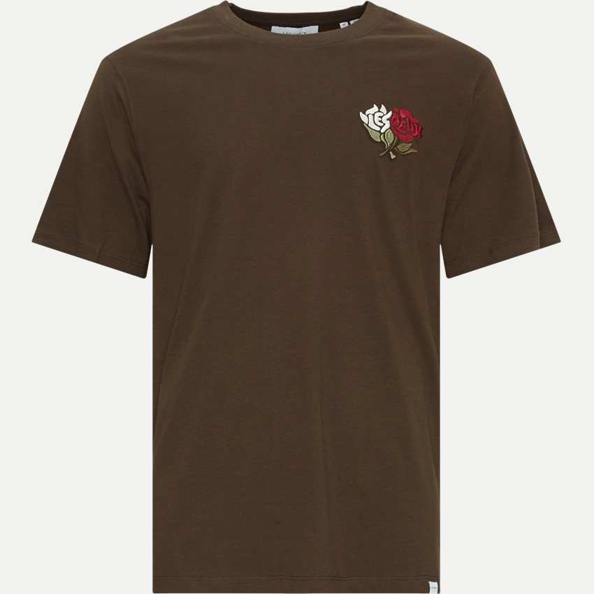 Les Deux T-shirts FELIPE T-SHIRT LDM101157 COFFEE BROWN